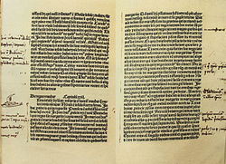 クリストファー・コロンブスが手書きの注釈を加えた『東方見聞録』写本